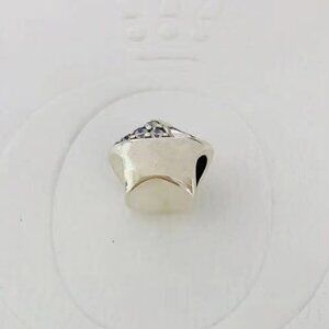 Pandora Sparkling The star Charm The shining pentagram S925 Silver Jewelry